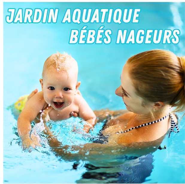 Visuel jardin aquatique bébés nageurs